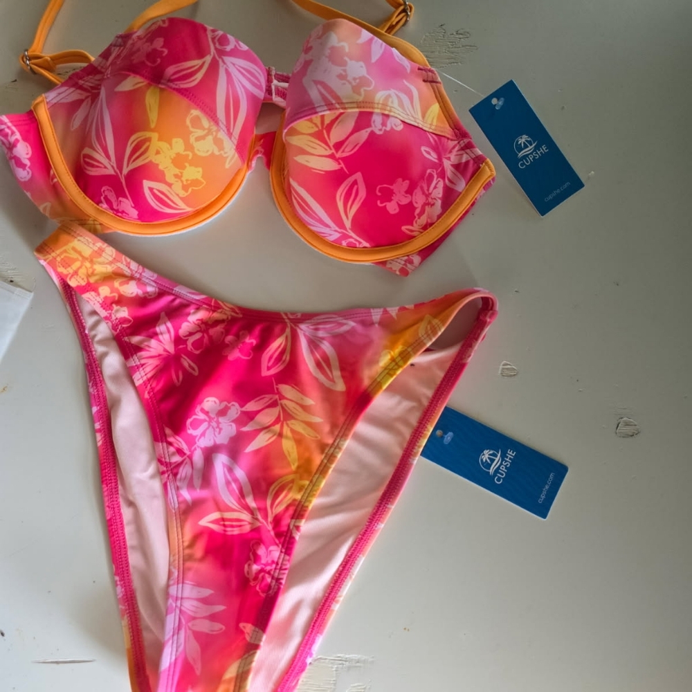 Colorful Floral Bikini Set
